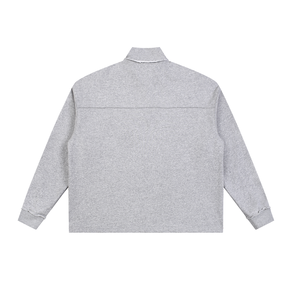 FIFTYBY30 Rolled Edge Fleece Quarter Zip