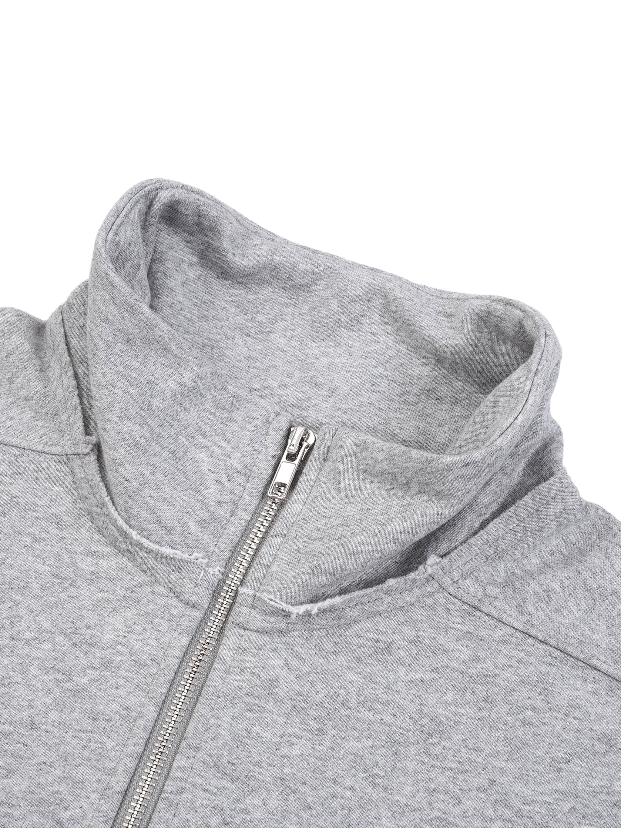 FIFTYBY30 Rolled Edge Fleece Quarter Zip